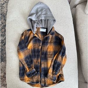 Old Navy Hooded Flannel